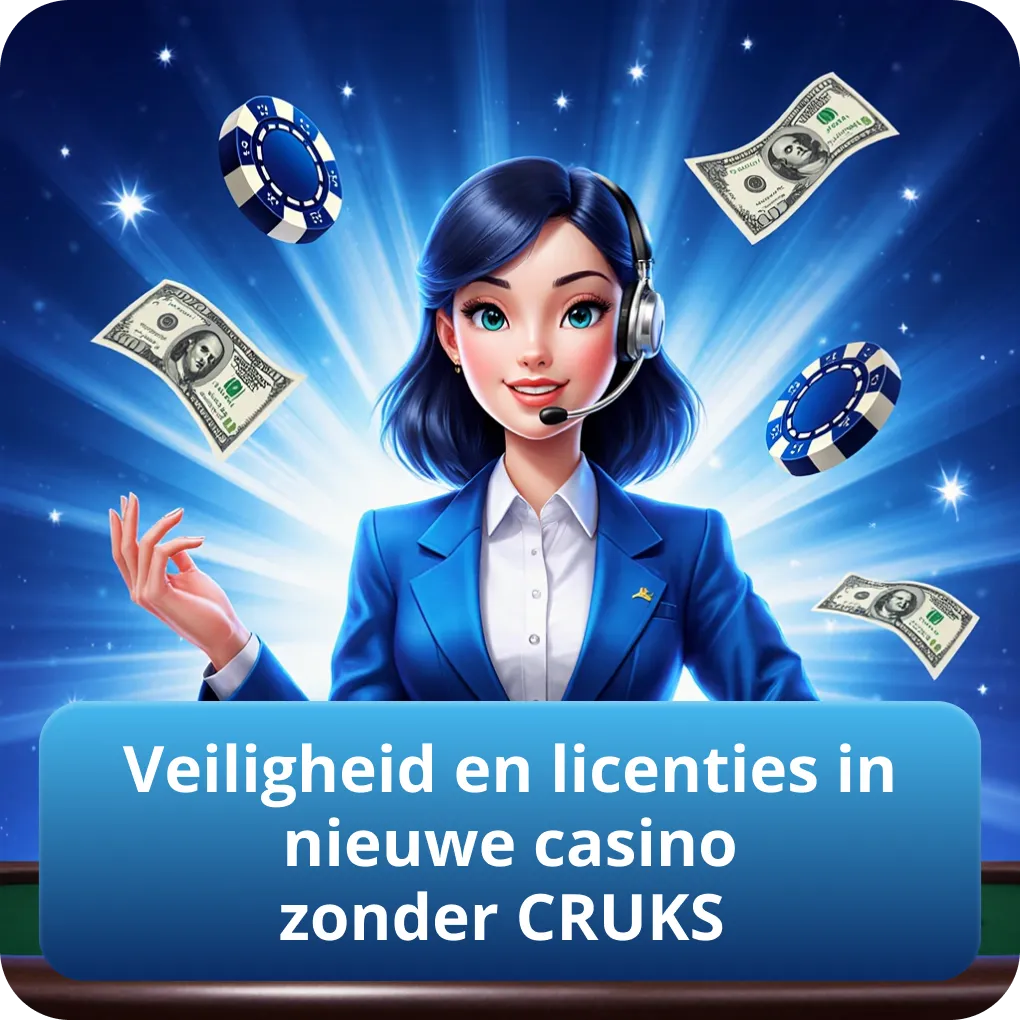 Veiligheid en licenties in nieuwe casino zonder CRUKS