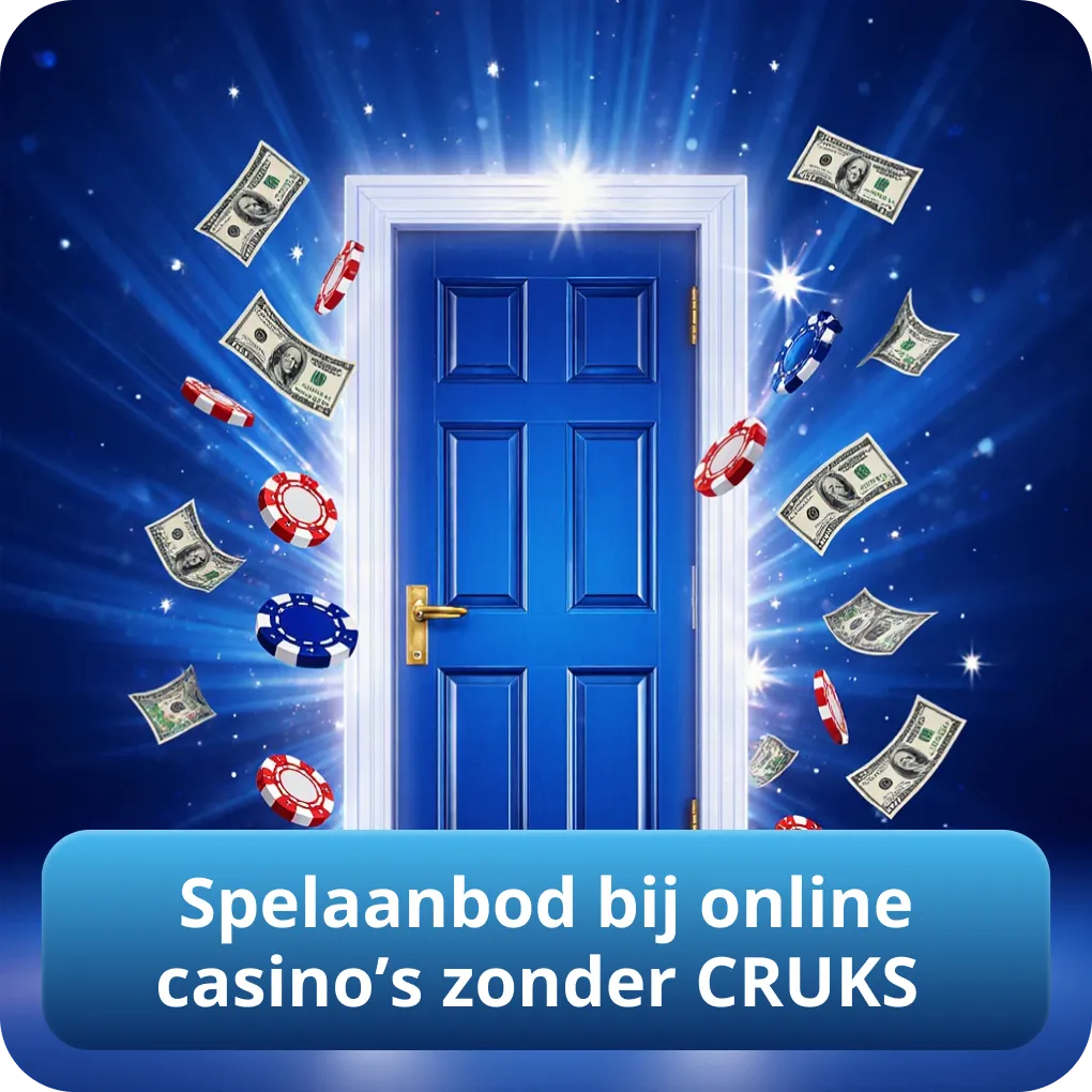 Spelaanbod bij online casino’s zonder CRUKS