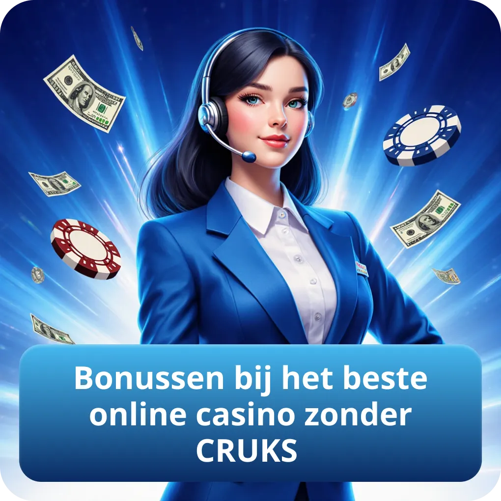 Bonussen bij het beste online casino zonder CRUKS