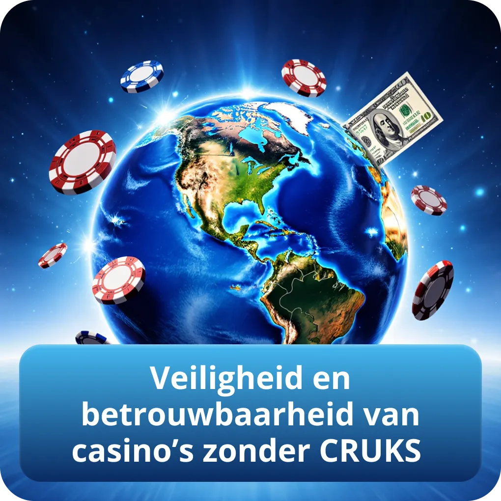 Veiligheid en betrouwbaarheid van casino’s zonder CRUKS