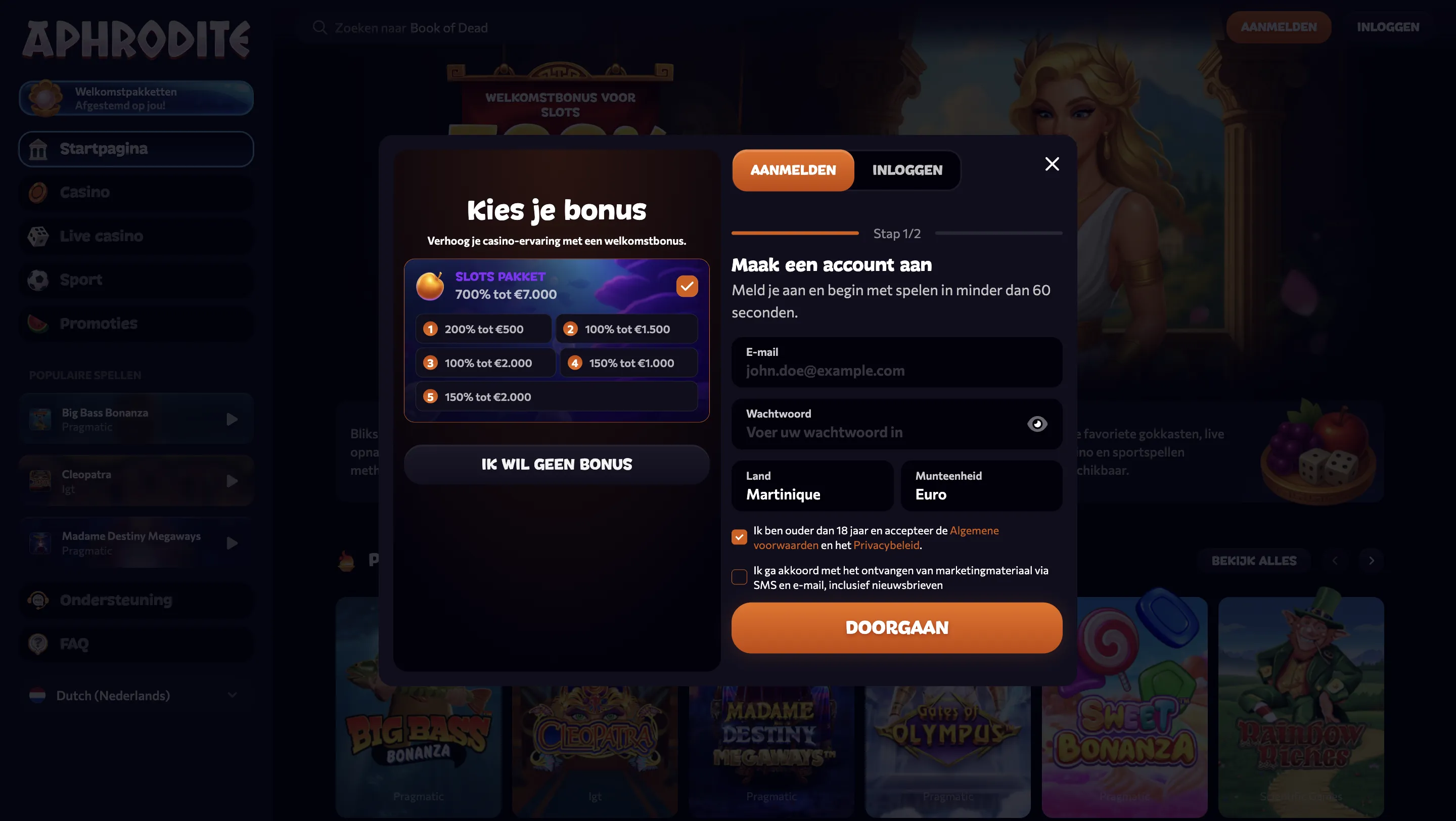 Registreren en spelen bij een casino zonder CRUKS