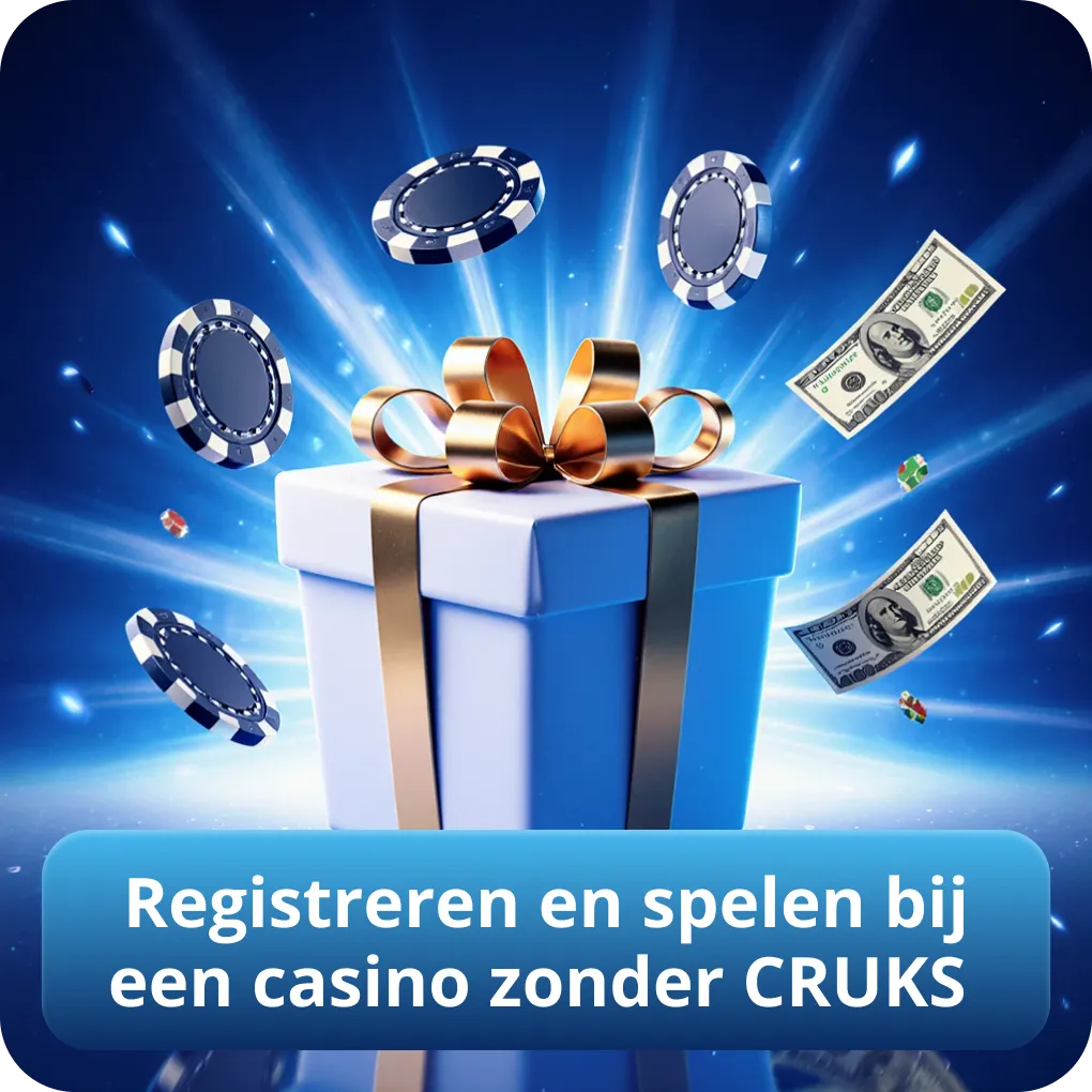 Registreren en spelen bij een casino zonder CRUKS